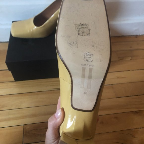 Miista heels, Yellow, Leather, Size 40, 9-9.5 us - Picture 3 of 4